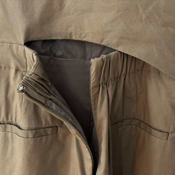 J. Crew Dressy Olive Green Jumpsuit Size 8 - Picture 7 of 8